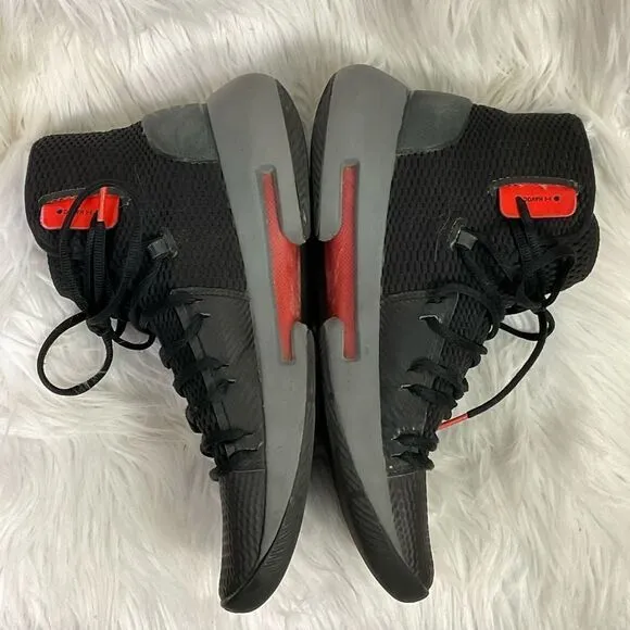 Under Armour HOVR Havoc Black Graphic Lace-Up Drive 5 Basketball Sneakers 9.5
