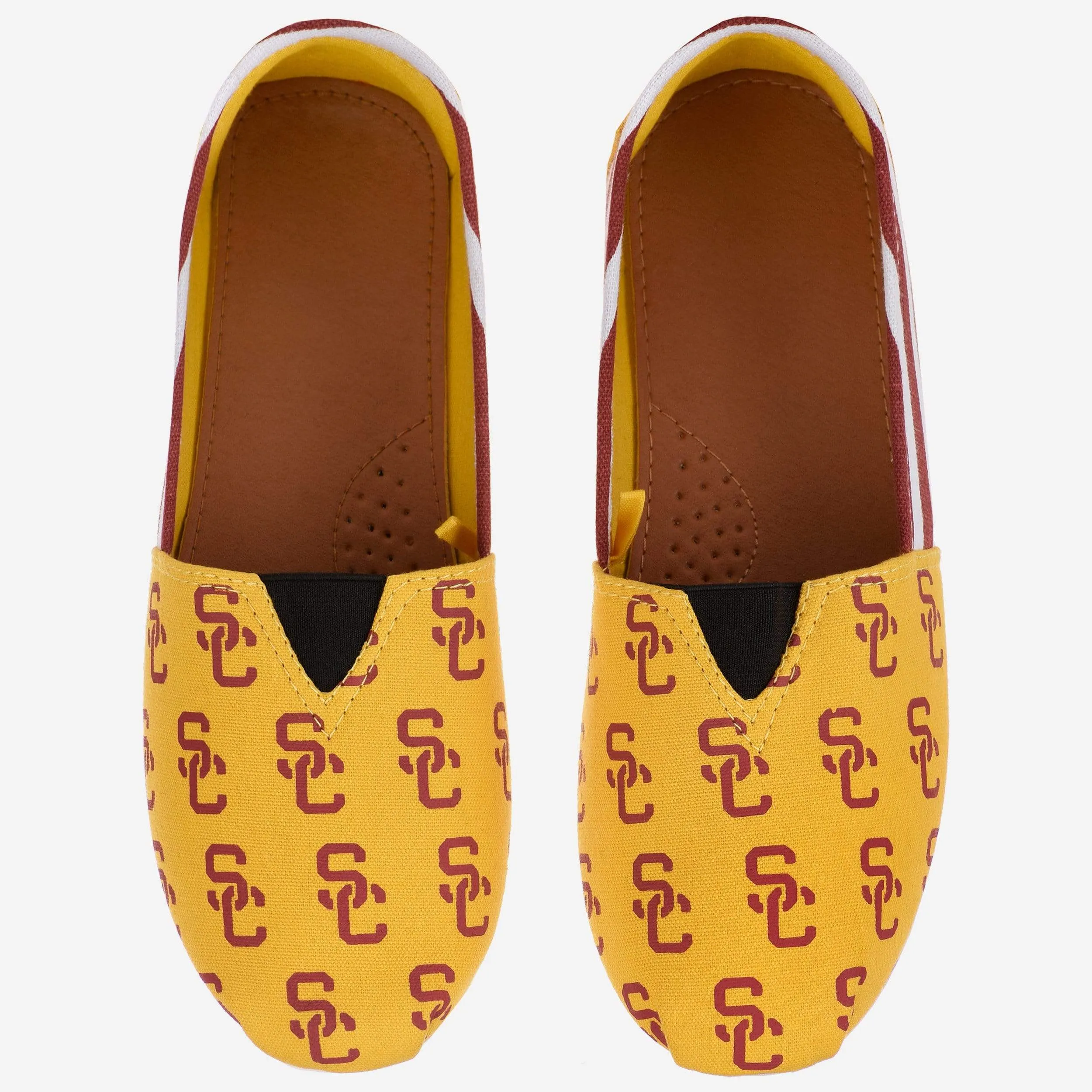 USC Trojans Womens Stripe Canvas Shoe