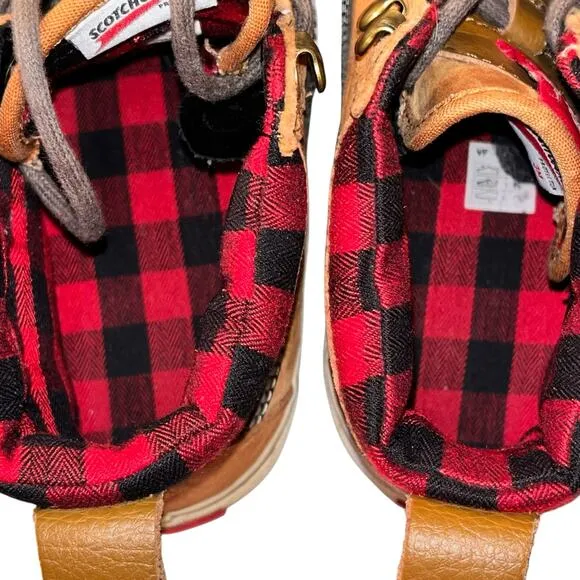 Vans Sk8-Hi MTE Scotchgard Plaid Lined High Top Sneakers Women’s 7.5 Men’s 6