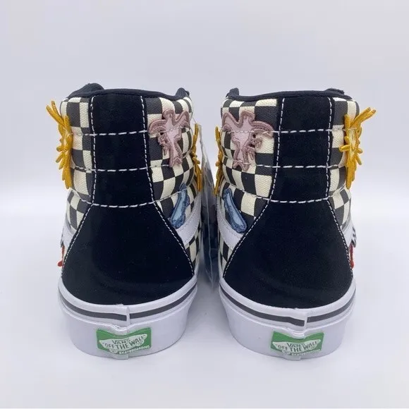 Vans Skateistan x Skate SK8-HI 'Checkerboard' Men's Sneakers   -   Size:  11.5