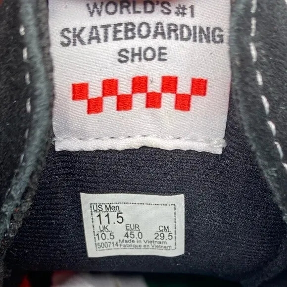 Vans Skateistan x Skate SK8-HI 'Checkerboard' Men's Sneakers   -   Size:  11.5