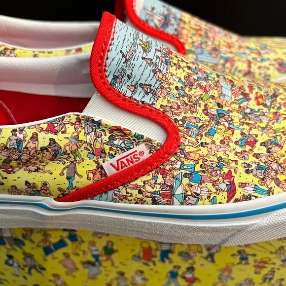 VANS x WHERE'S WALDO Classic Slip-On Sneakers