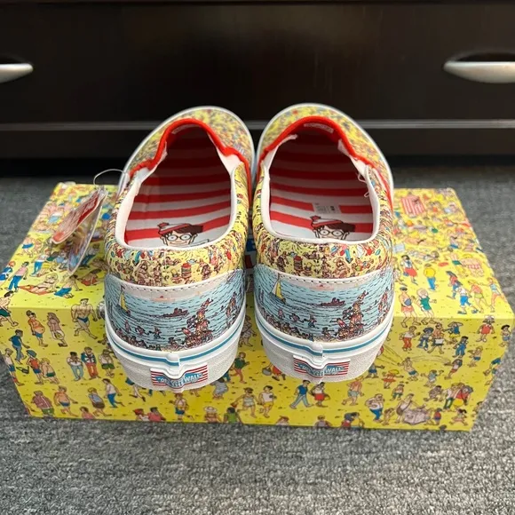 VANS x WHERE'S WALDO Classic Slip-On Sneakers