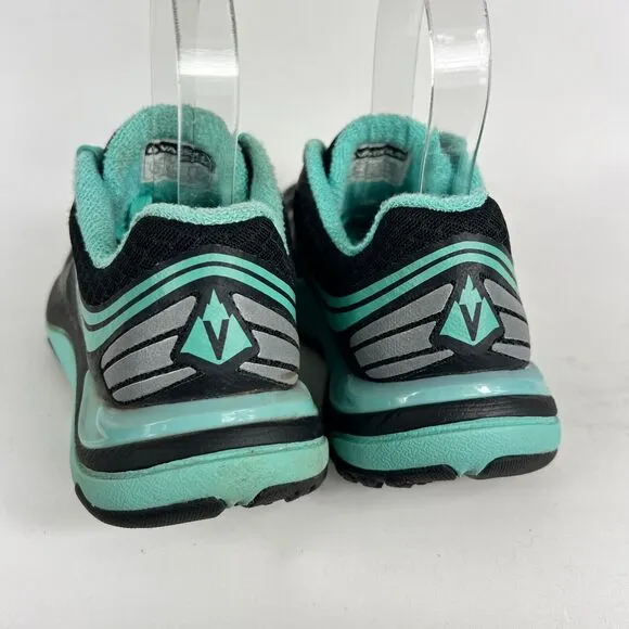Vasque Trailbender Sneaker Women's 7 Black Green Lace-Up Trail Running Shoes