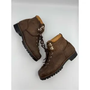 Vasque Vintage Brown Skywalk Cowhide Lace-Up Hiking Boots Size 5.5