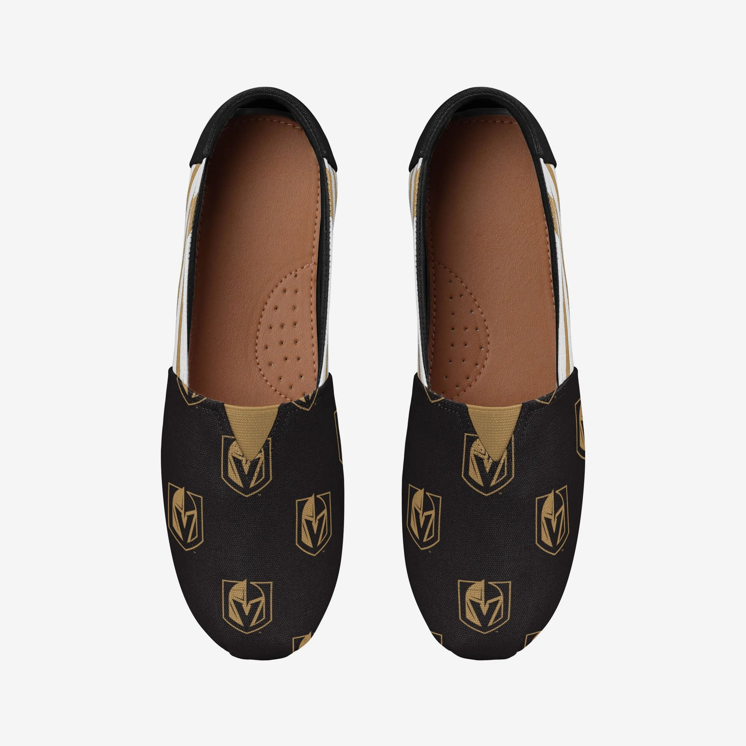 Vegas Golden Knights Womens Stripe Canvas Shoe
