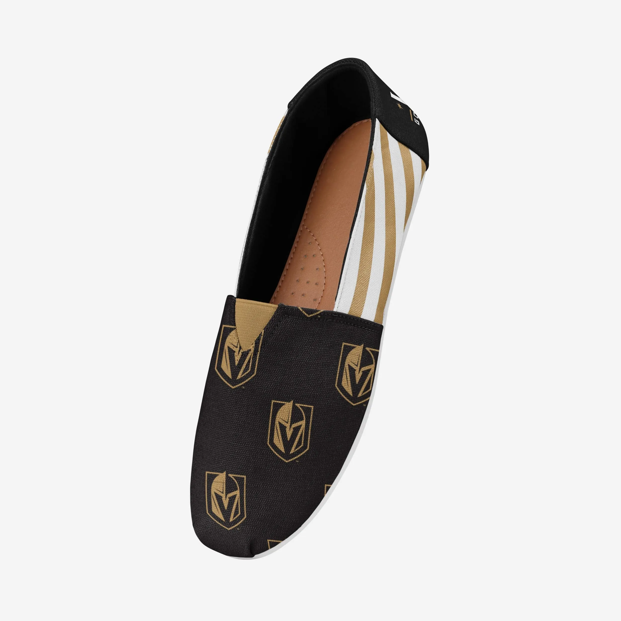 Vegas Golden Knights Womens Stripe Canvas Shoe