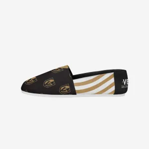 Vegas Golden Knights Womens Stripe Canvas Shoe