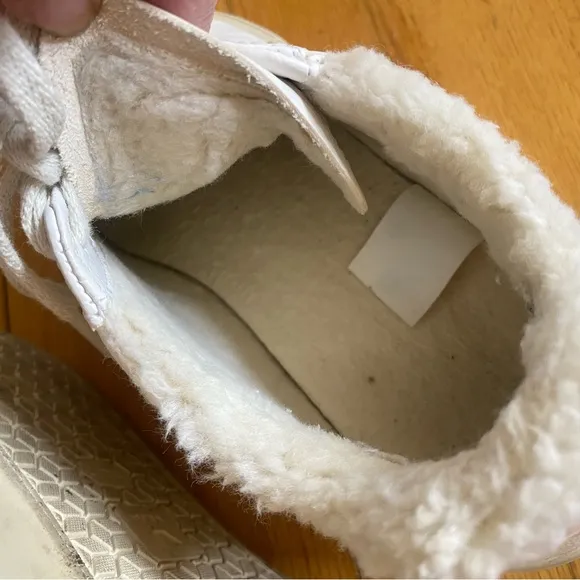 Veja Campo Fured leather white desert sneakers shoes Revolve 36 5