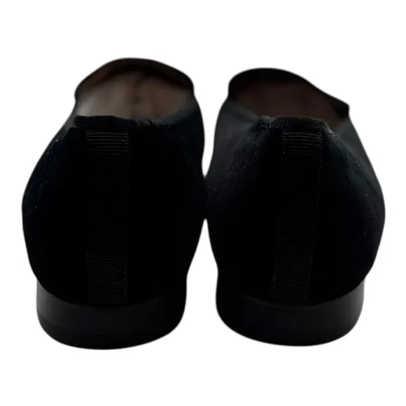 VERAMEAT Red and Black Embroidered Heart Breaker Flats with Heart Design | US 8