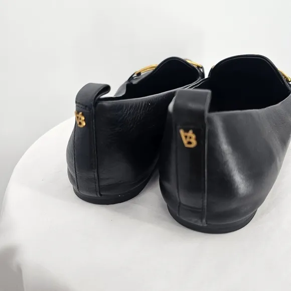 Veronica Beard Champlain Black Leather Loafers | Size 11 Slip-On Classics