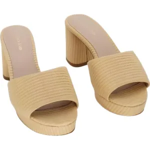 Veronica Beard Dali Platform Slide Sandal Women 8.5 M Excellent Condition