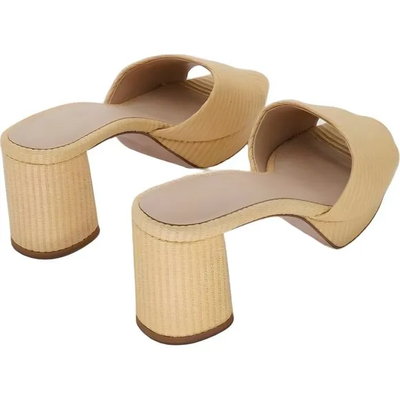 Veronica Beard Dali Platform Slide Sandal Women 8.5 M Excellent Condition
