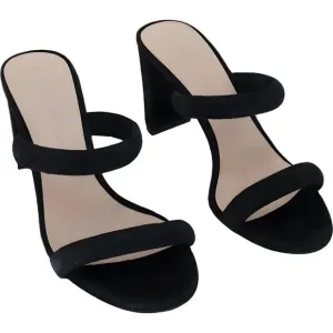 Veronica Beard Gauley Slide Black Sandals Size 8.5 M Women
