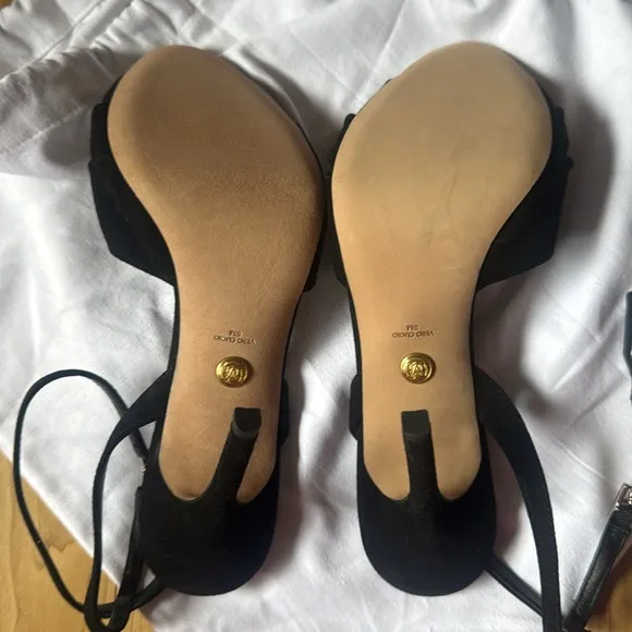 Veronica Beard GENEVIEVE PEEP-TOE SANDAL