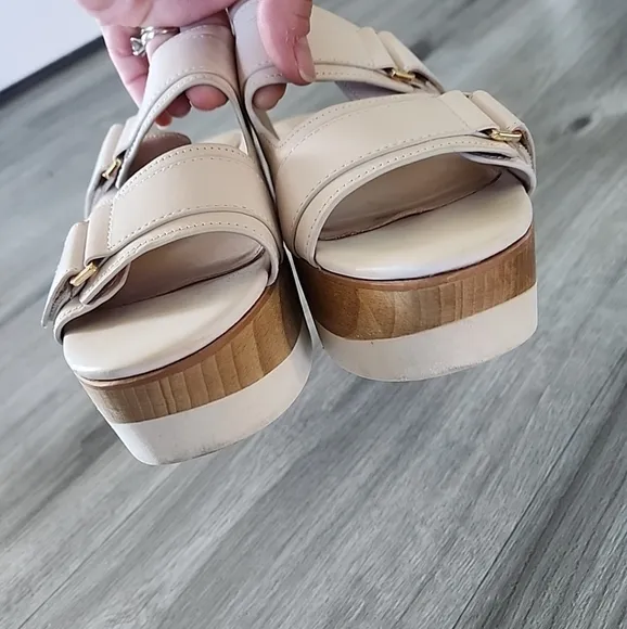 Veronica Beard Welda Platform Slide Sandals 8.5