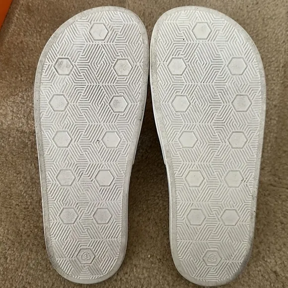 Versace Jeans Collection Black and White Slides