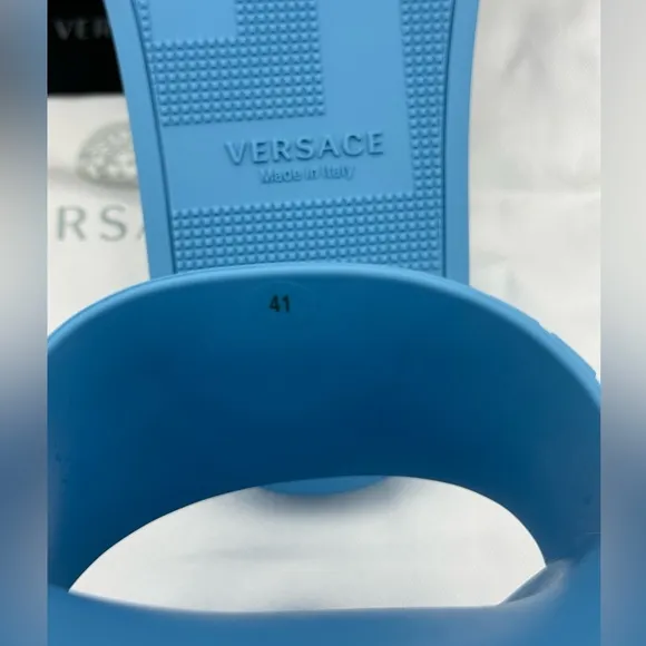 VERSACE LA MEDUSA SLIDE SANDALS
