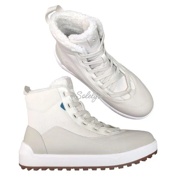 Vessi Alta 2 High Top Dune Beige Waterproof Dyma-Tex Cozy Winter Boot Womens 11