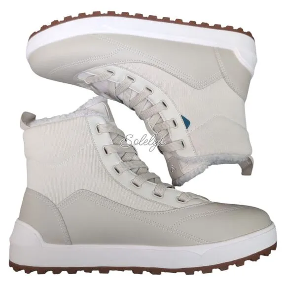Vessi Alta 2 High Top Dune Beige Waterproof Dyma-Tex Cozy Winter Boot Womens 11