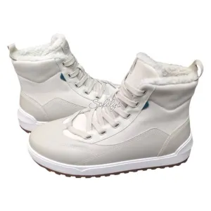Vessi Alta 2 High Top Dune Beige Waterproof Dyma-Tex Cozy Winter Boot Womens 11