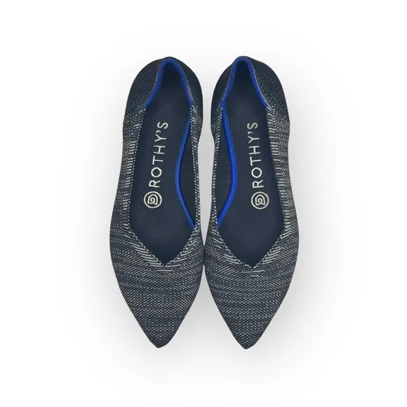 VHTF: Rothy’s ➤ The Point Ballet Ballerina Flat ➤ Granite Heather ➤ 7M ➤ Retired