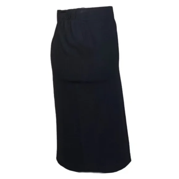 VINCE black pull-on, elastic waist pencil, midi skirt in size Small. EUC