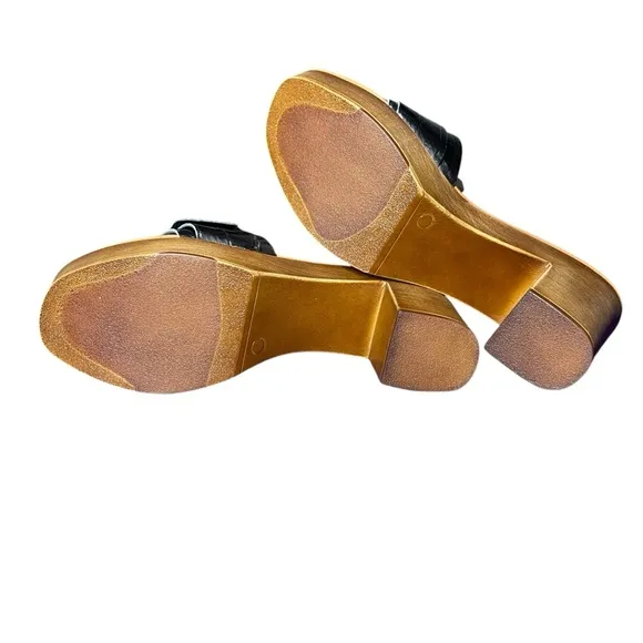 Vince Camuto Black Slide Sandals