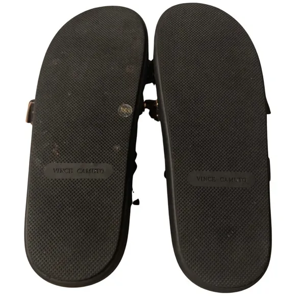 Vince Camuto Buckle Slide Sandals - Ciandra 7.5M