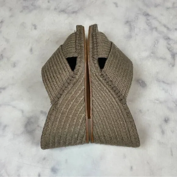 Vince Gaelan Raffia Slide Wedge Sandals
