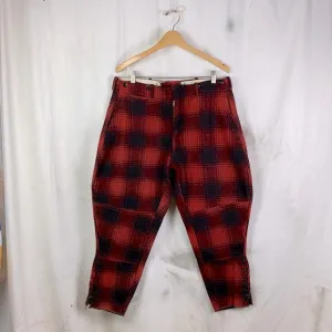 Vintage (1950s?) Plaid Hunting Jodhpur Trousers