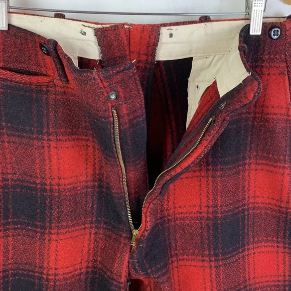 Vintage (1950s?) Plaid Hunting Jodhpur Trousers