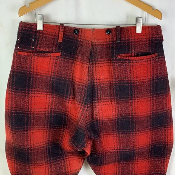Vintage (1950s?) Plaid Hunting Jodhpur Trousers