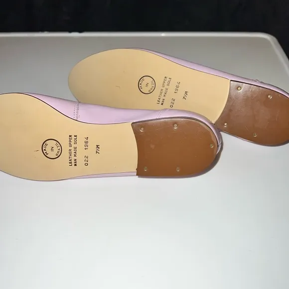 Vintage 1980 Pinwheels Leather Loafers Womens 7.5 Pastel Pink/Purple NEVER WORN