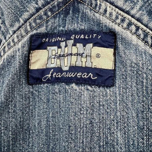 Vintage 1990 Y2K Bum Equipment denim overalls jean authentic woman size small