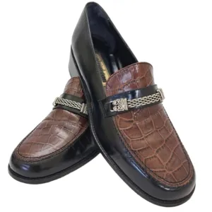 Vintage Brighton Made In Italy Dawn 9N Women's Black &amp; Brown Leather‎ Oxford