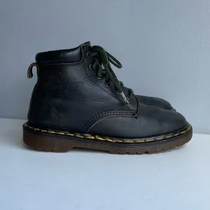 Vintage Dr. Martens Black Leather Lace Up Boots