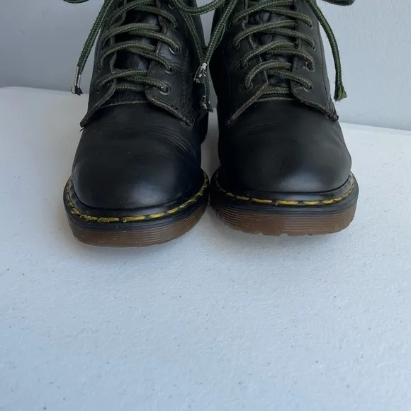 Vintage Dr. Martens Black Leather Lace Up Boots