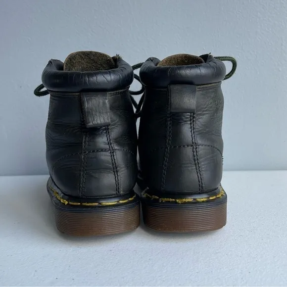 Vintage Dr. Martens Black Leather Lace Up Boots