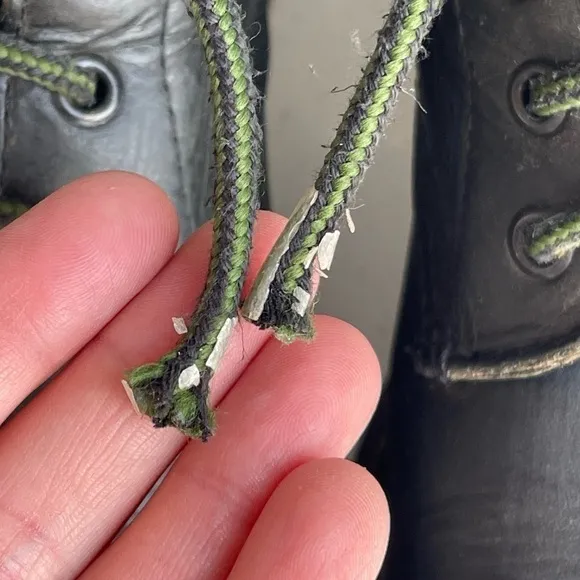 Vintage Dr. Martens Black Leather Lace Up Boots