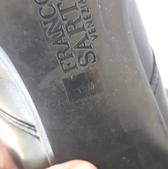 Vintage Franco Sarto Leather Lace Up Ankle Boots