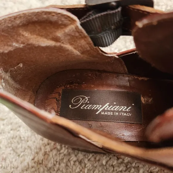 Vintage Italian Leather Fisherman Loafers