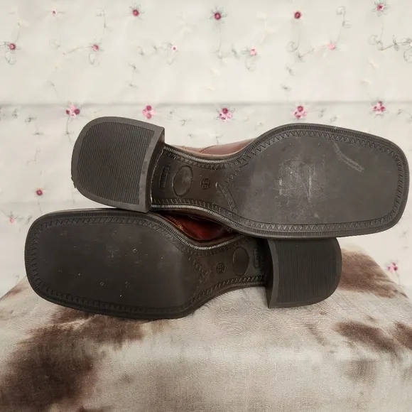 Vintage Italian Leather Fisherman Loafers