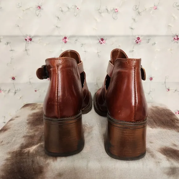 Vintage Italian Leather Fisherman Loafers