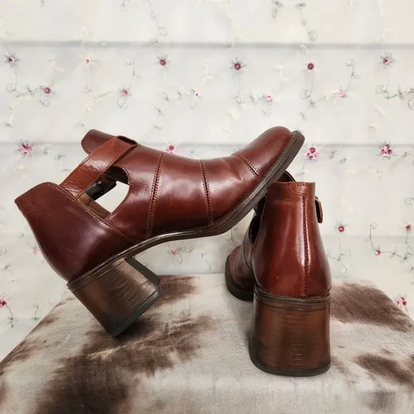 Vintage Italian Leather Fisherman Loafers