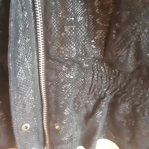 Vintage Leather Grunge Stranger Things Era Hooded Coat