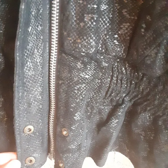 Vintage Leather Grunge Stranger Things Era Hooded Coat