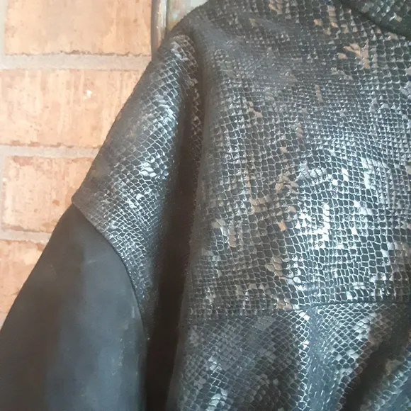 Vintage Leather Grunge Stranger Things Era Hooded Coat