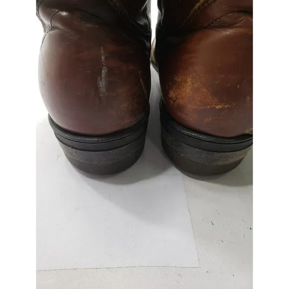 Vintage Red Wing Pecos Pull On Western Boots Brown Style 1472 Men SZ 11 1/2 B