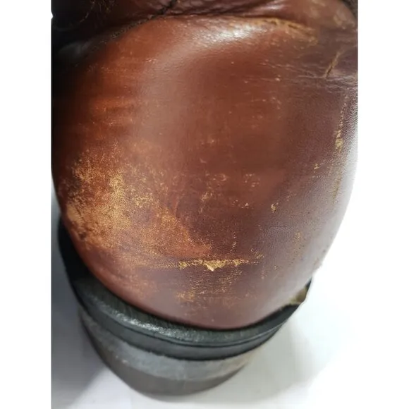Vintage Red Wing Pecos Pull On Western Boots Brown Style 1472 Men SZ 11 1/2 B